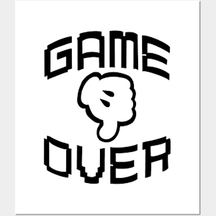 GAME OVER Posters and Art